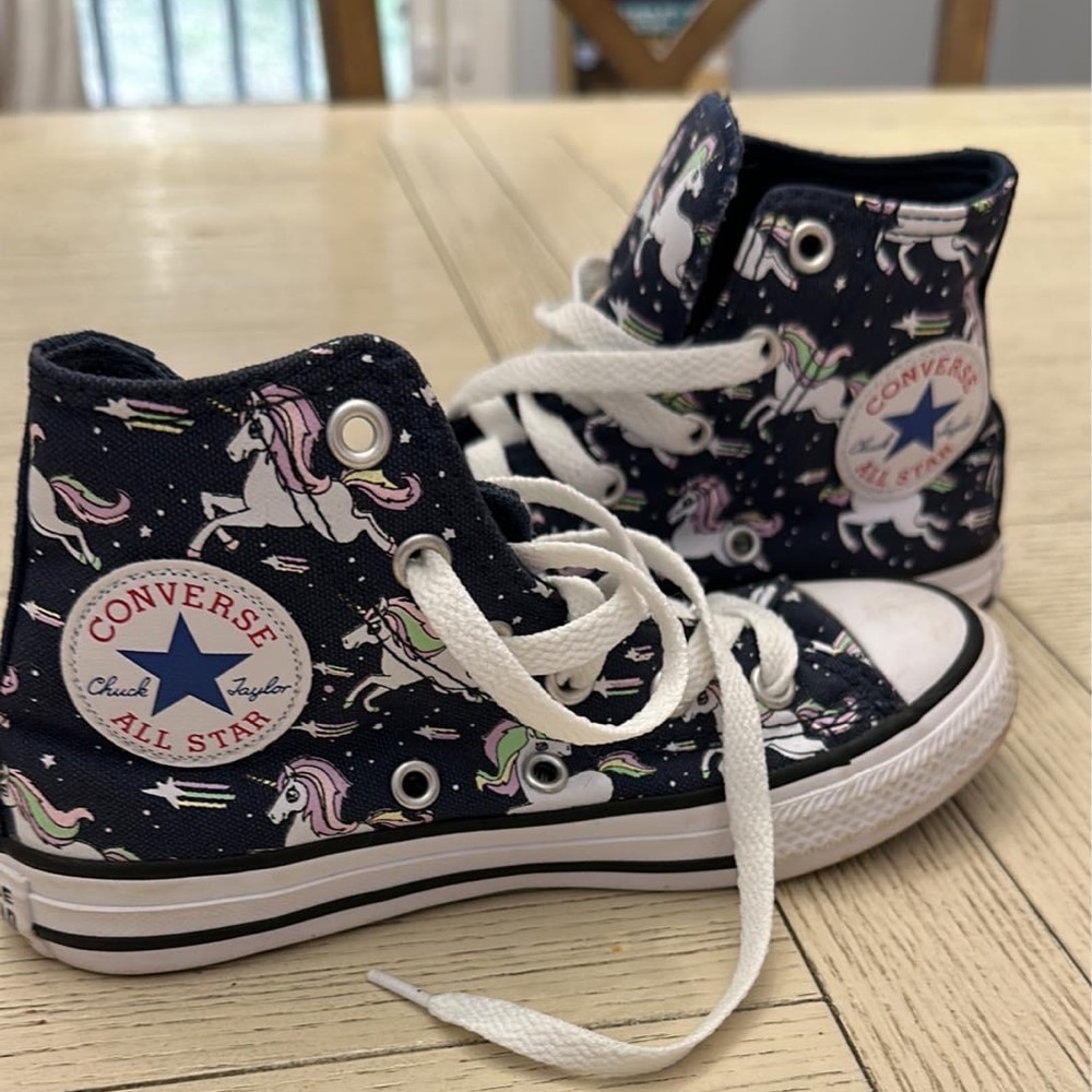 Kids Size 12 Unicorn Converse
